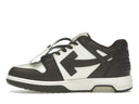 OFF-WHITE Out Of Office "OOO" Low Tops Chocolate Cream