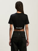 Palm Angels Black Classic Logo Sport Top