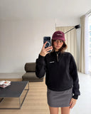 Nude Project Origins Quarter-Zip Black