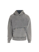 Amiri Studded Hoodie Washed Grey