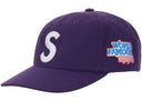 Supreme World Famous S Logo 6-Panel Hat Purple