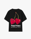 Nude Project Juicy Cherry Tee Black