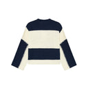 Eme Studios Layr Navy Knit Sweater