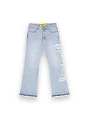 Godspeed OG Logo Flared Denim Printed Blue