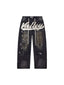 Vale Forever Iced Out Denim Pants Black
