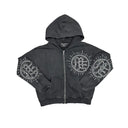 Mixed Emotions Eclipse Grey Zip Hoodie