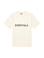 Fear of God Essentials Boxy T-Shirt Applique Logo Butter Cream