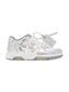OFF-WHITE Out Of Office OOO Low Tops Silver White one-kickz