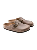 Birkenstock Boston Nubuck Oiled Tabacco Brown