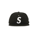 Supreme Gold Cross S Logo New Era 'Black'