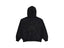 Supreme Leather Applique Zip Up Hooded Sweatshirt Black