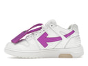 OFF-WHITE Out Of Office OOO Low Tops White Purple