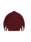 Corteiz Finesse Knit Zip Up Burgundry