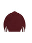 Corteiz Finesse Knit Zip Up Burgundry