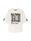 Palm Angels Gothic Logo Over T-Shirt White