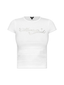 Marc Jacobs Charm Logo Shrunken T-Shirt White