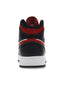 Air Jordan 1 Mid Black Fire Red (GS)