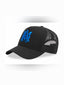 AMIRI Ma Logo Trucker Hat Black Blue