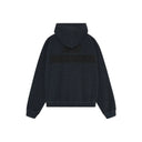 Eme Studios Waffle Croped Boxy Full Zip Navy