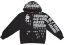 Supreme League Champs Zip Up Hooded Sweatshirt Black