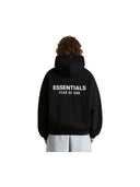 Fear of God Essentials Fleece Hoodie (FW24) Black