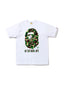 BAPE ABC Camo By Bathing Ape Tee White/Green