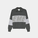 Eme Studios Thrill Grandpa Grey Zipper Knit
