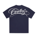 Corteiz Write-Off Heavyweight Tee Navy one-kickz