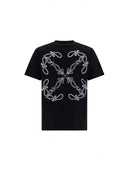 OFF-WHITE Bandana Arrow Skate Cotton T-shirt Black
