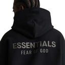 Fear of God Essentials Classic Fleece Hoodie Jet Black