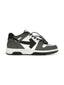 OFF-WHITE Out Of Office OOO Low Tops Dark Gray Black