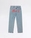 ICECREAM Running dog double scoop denim light wash blue