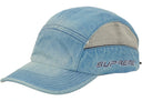 Supreme Side Mesh Piping Camp Cap (SS26) Blue