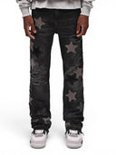 Reputation Studios Star Flare Denim Black