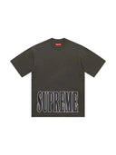 Supreme Cracked Stretch S/S Top Washed Black one-kickz