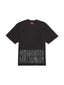 Supreme Cracked Stretch S/S Top Washed Black