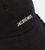Jacquemus La Casquette Artichaut Fringe Baseball Cap Black