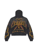 Vale Forever Reborn Thermal Zip Hoodie Black