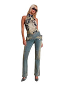 Jaded London Vision Mackless Halter Top